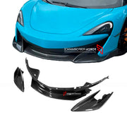 UPGRADE CARBON FIBER FRONT LIP for MCLAREN 540C 570S upgrade to 600LT