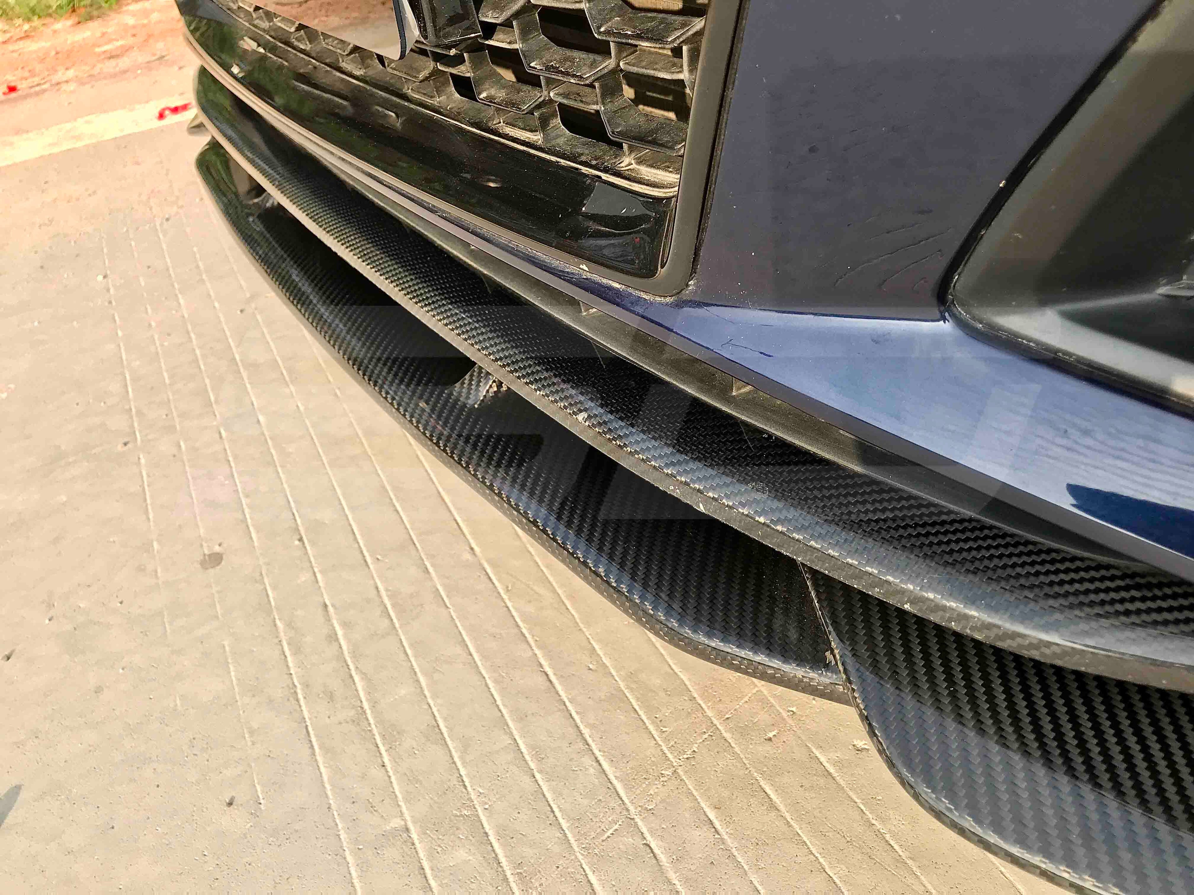 CARBON FIBER FRONT LIP V2 for AUDI S4 B9 B9.5 2017+