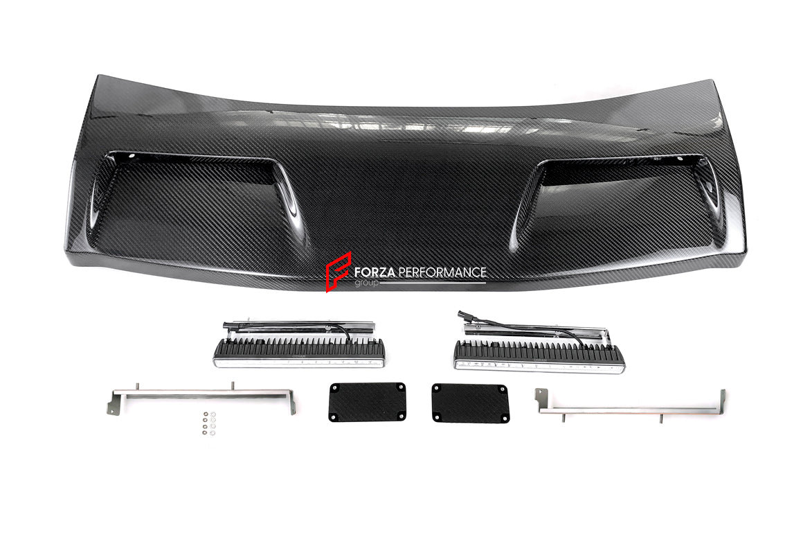 CARBON FIBER FRONT ROOF LED DRL BAR for MERCEDES BENZ G CLASS AMG W463A W464 G63 4x4 2018 - 2024