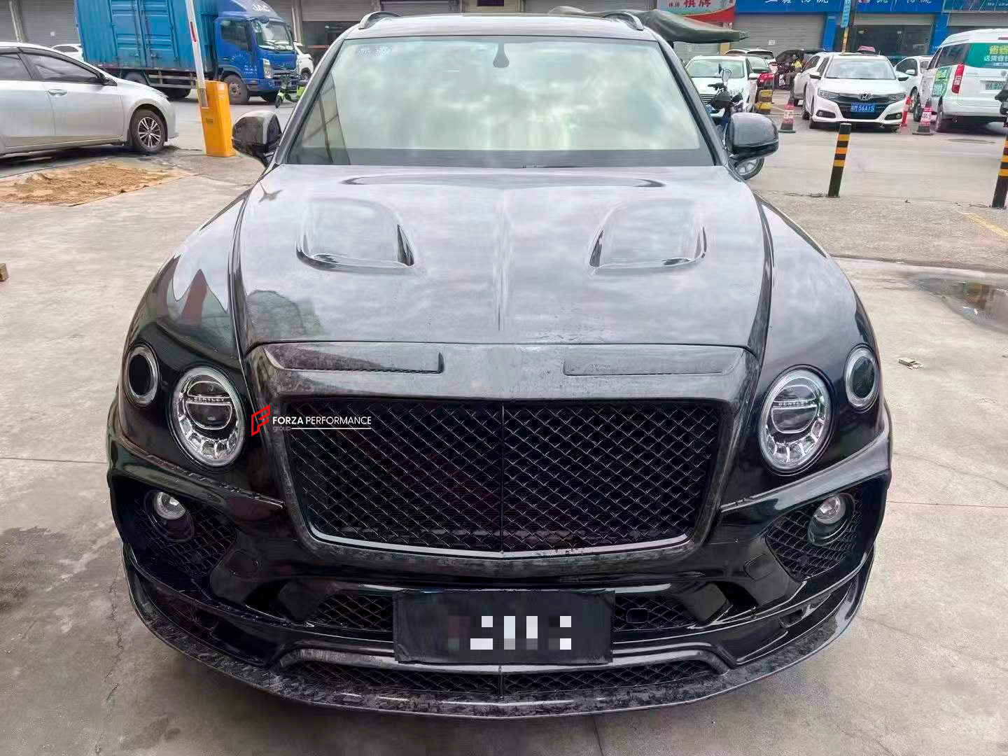 CARBON FIBER HOOD BONNET for BENTLEY BENTAYGA 4V SUV 2015 - 2020