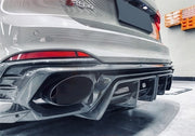 CARBON FIBER REAR DIFFUSER for AUDI RS4 A4 AVANT B9 2018-2020