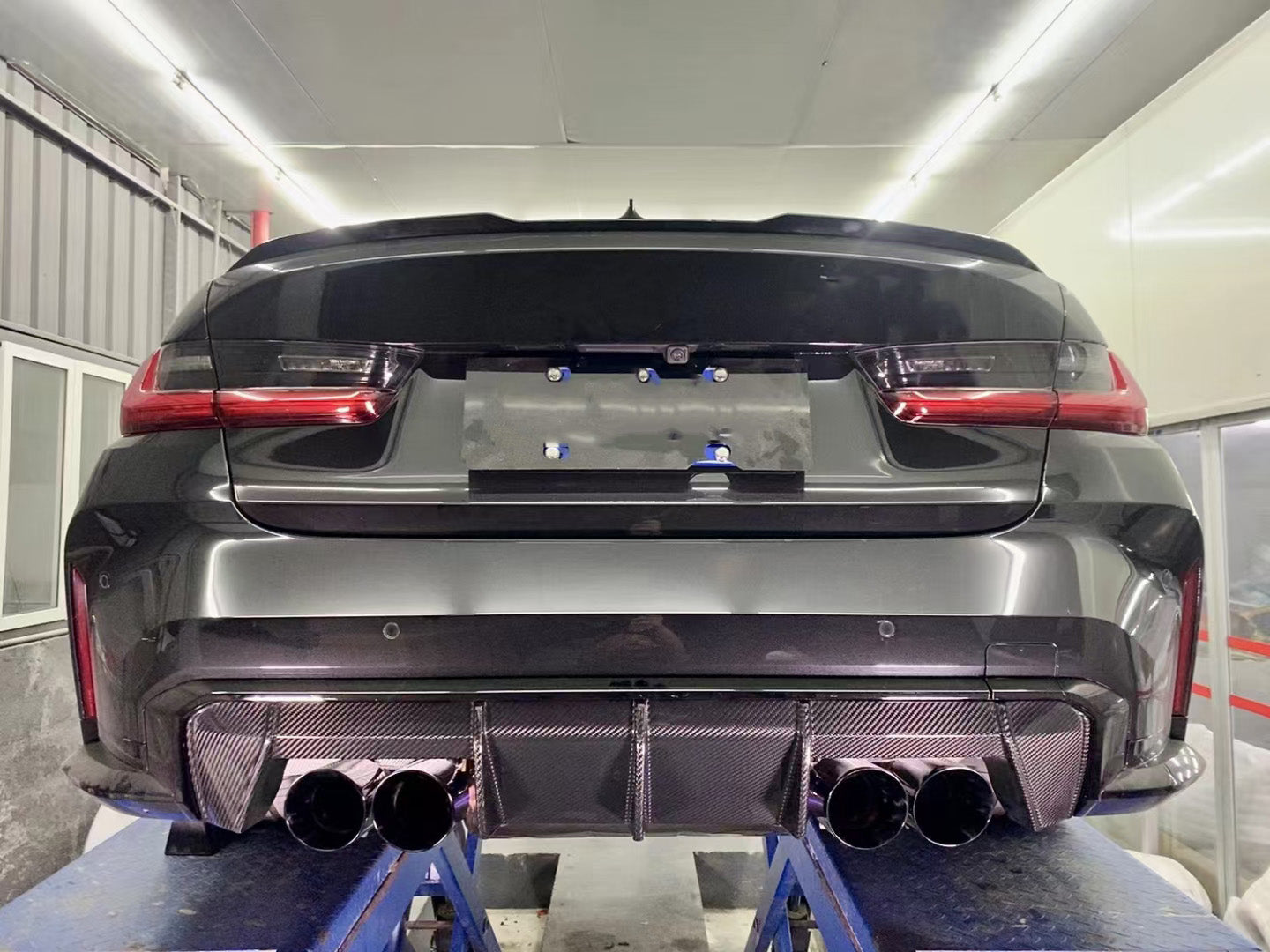 CARBON FIBER REAR DIFFUSER V2 for BMW G82 M4 2020+