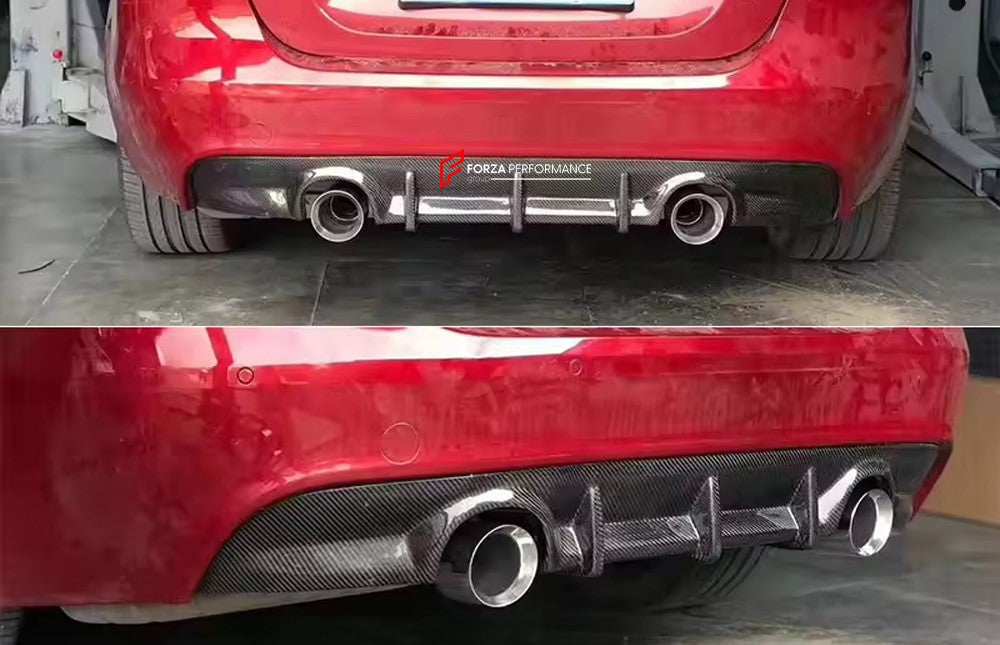 CARBON FIBER REAR DIFFUSER for JAGUAR XE 2015 - 2018