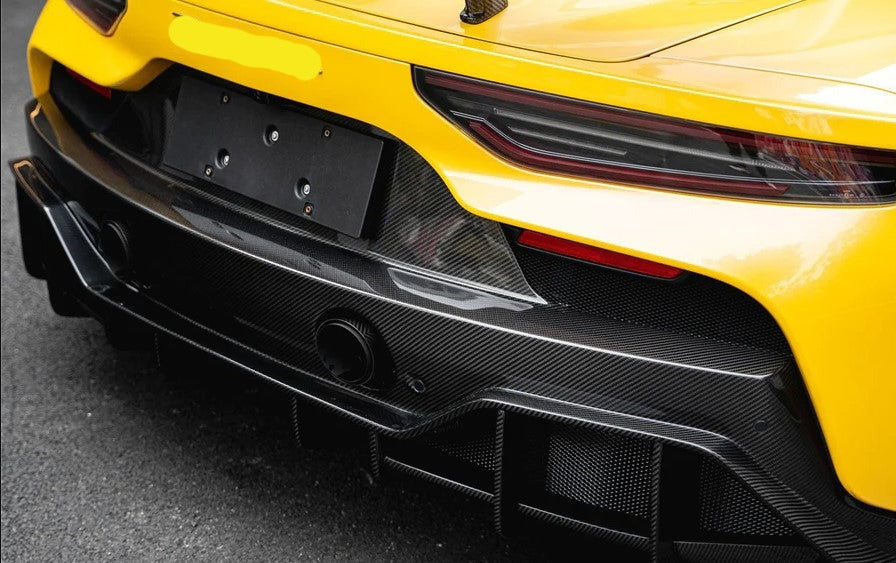 CARBON FIBER REAR DIFFUSER V1 for MASERATI MC20 2020 - 2023