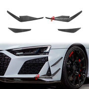 CARBON FRONT BUMPER CANARDS for AUDI R8 V8 V10 Coupe Spyder 2019+