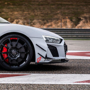 CARBON FRONT BUMPER CANARDS for AUDI R8 V8 V10 Coupe Spyder 2019+