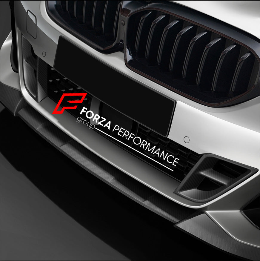 CARBON FRONT BUMPER TRIM for BMW 5 SERIES G30 LCI 530i 530e 540i M550i xDrive 2021 - 2023