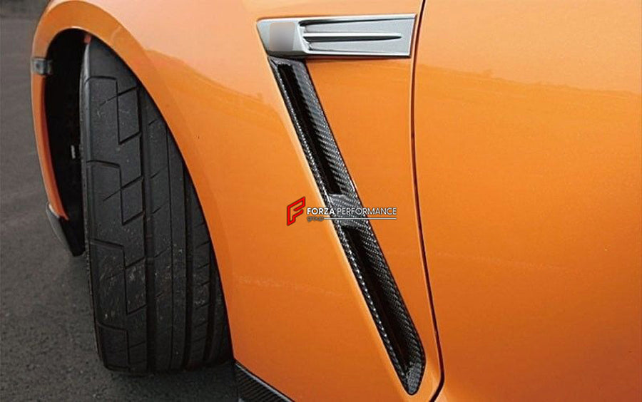 Buy Now CARBON FRONT FENDER AIR VENT for NISSAN GT-R R35 ZE007A and upgrade car parts from SIR Tuning at the Best Price. Headlights, Tail lights, Bodykits, Navigations, Body Kit and more - Fast & Free Shipping within Europe, US & Worldwide.