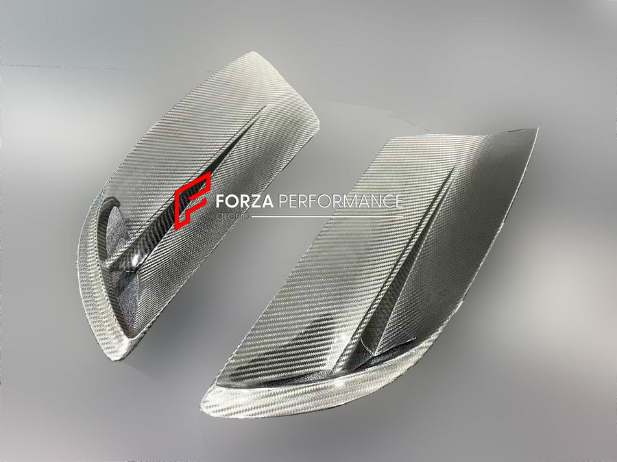 Buy Now CARBON FRONT FENDER AIR VENT TRIMS for MASERATI MC20 2020+ and upgrade car parts from SIR Tuning at the Best Price. Headlights, Tail lights, Bodykits, Navigations, body kit and more - Fast & Free Shipping within Europe, US & Worldwide.