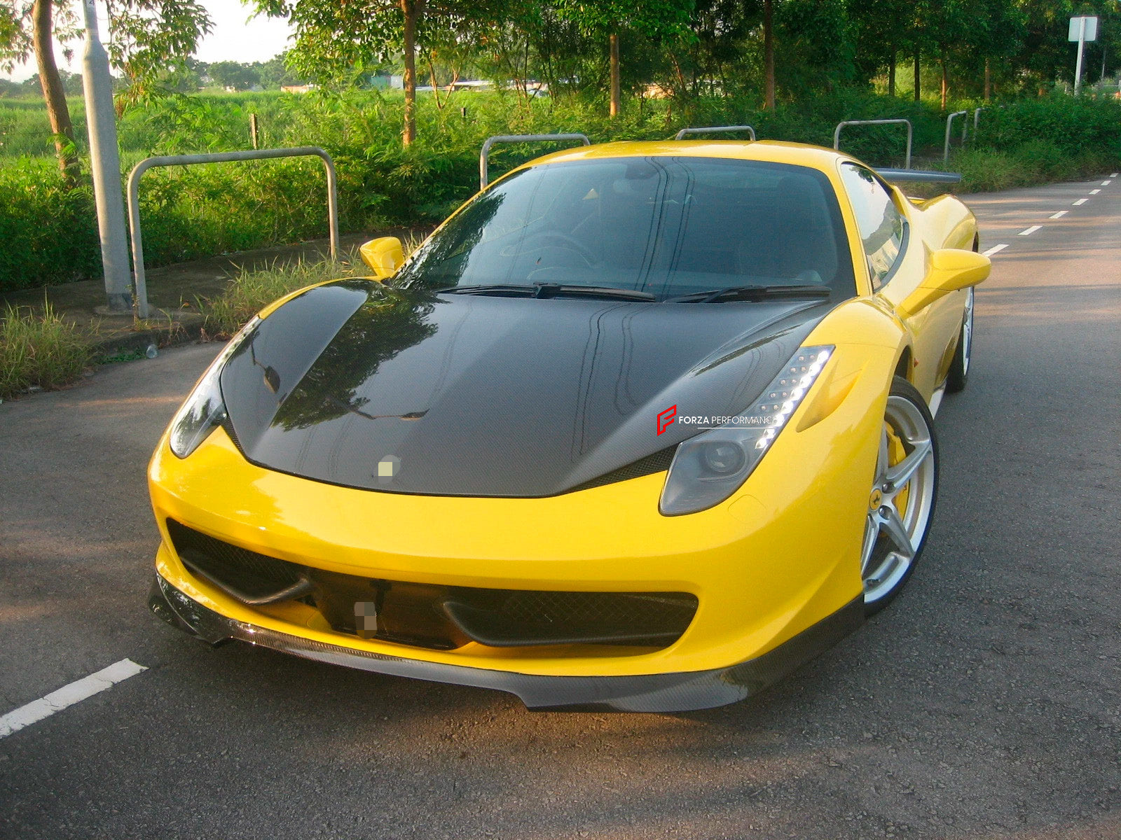 CARBON FRONT HOOD BONNET for FERRARI 458 ITALIA SPIDER 2009 - 2015