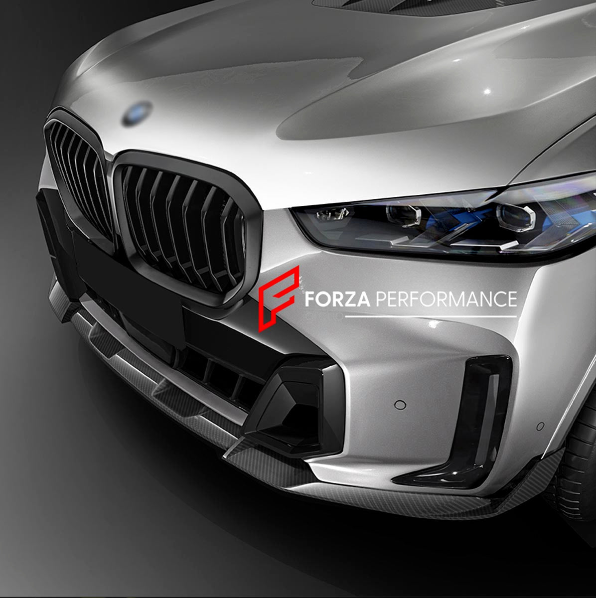 CARBON FRONT LIP for BMW X5 LCI G05 G18 40i 50e M60i xDrive sDrive 2023+