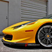 CARBON FRONT LIP for FERRARI 458 Coupe Spyder 2011 - 2013