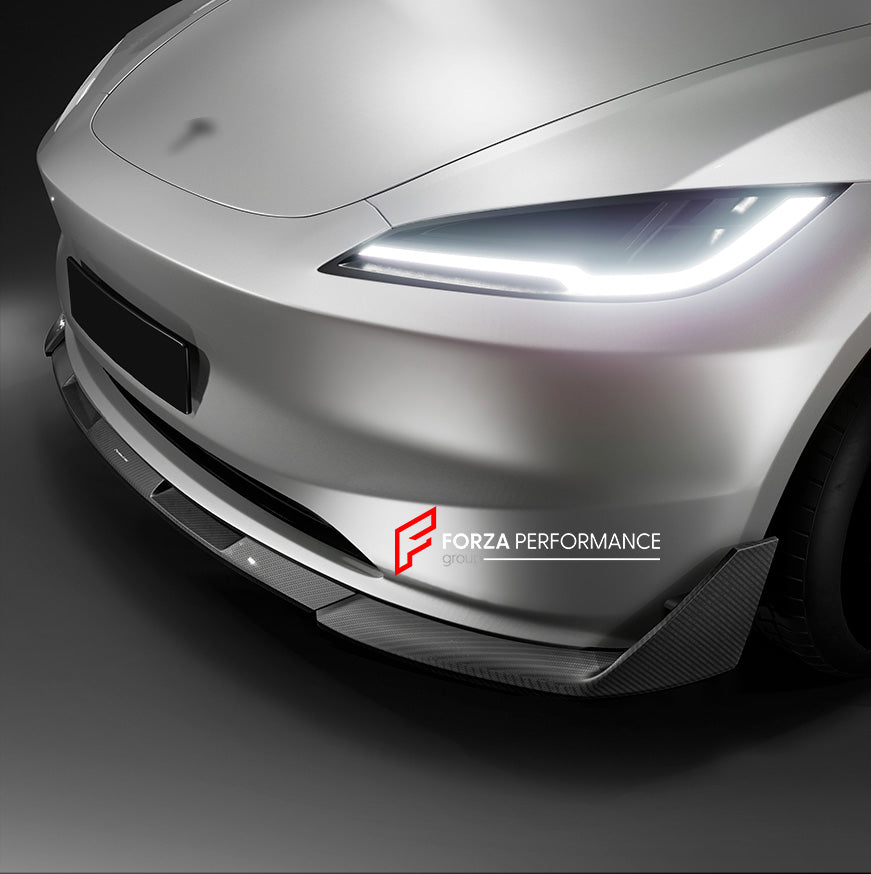 CARBON FRONT LIP for TESLA MODEL 3 FACELIFT 2023+