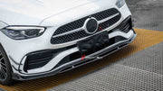CARBON FRONT LIP CANARDS FOR MERCEDES-BENZ W206 C-CLASS 2021+