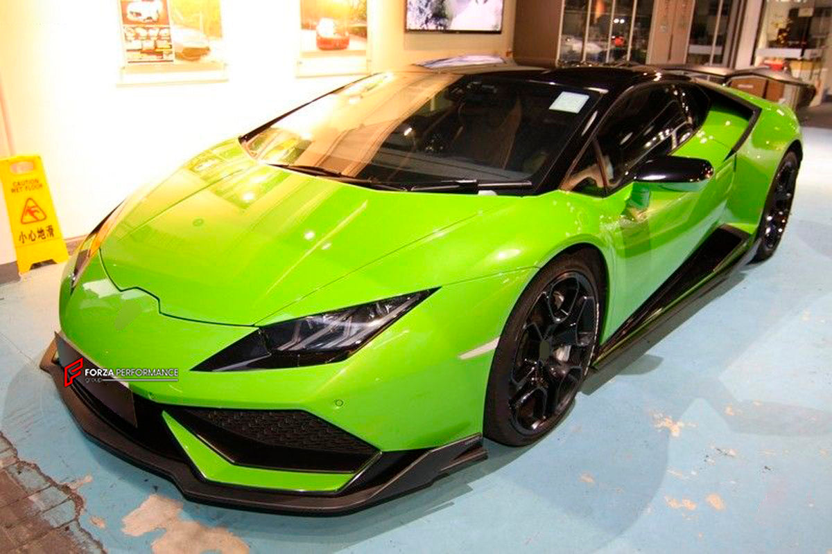 CARBON FRONT LIP SPLITTER for LAMBORGHINI HURACAN LP610
