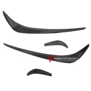 CARBON FRONT LIP with FRONT BUMPER CANARDS for MERCEDES BENZ AMG GTR 2017 - 2021