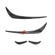 CARBON FRONT LIP with FRONT BUMPER CANARDS for MERCEDES BENZ AMG GTR 2017 - 2021
