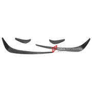 CARBON FRONT LIP with FRONT BUMPER CANARDS for MERCEDES BENZ AMG GTR 2017 - 2021