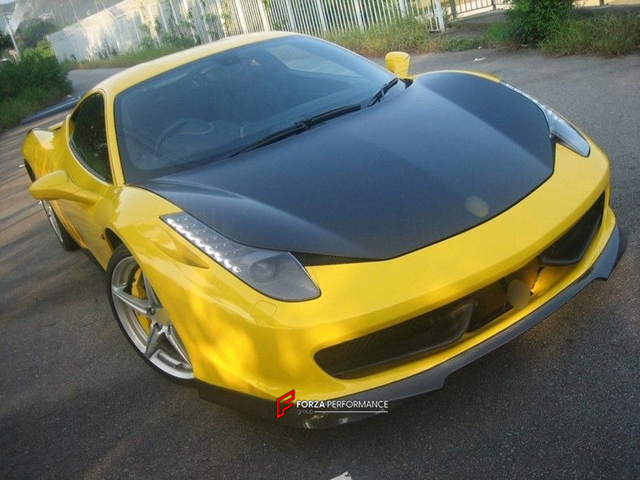 Buy Now CARBON FRONT SPOILER LIP for FERRARI 458 ITALIA SPIDER TM001L and upgrade car parts from SIR Tuning at the Best Price. Headlights, Tail lights, Bodykits, Navigations, Body Kit and more - Fast & Free Shipping within Europe, US & Worldwide.