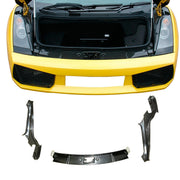 CARBON FRONT TRUNK PANEL TRIMS for LAMBORGHINI GALLARDO COUPE 2003 - 2008