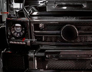 CARBON HEADLIGHT COVERS for MERCEDES-BENZ G-CLASS W463 2008 - 2018