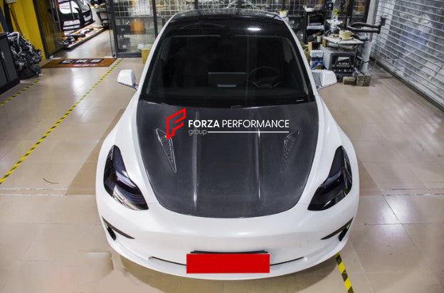 CARBON HOOD / BONNET FOR TESLA MODEL 3 2017+
