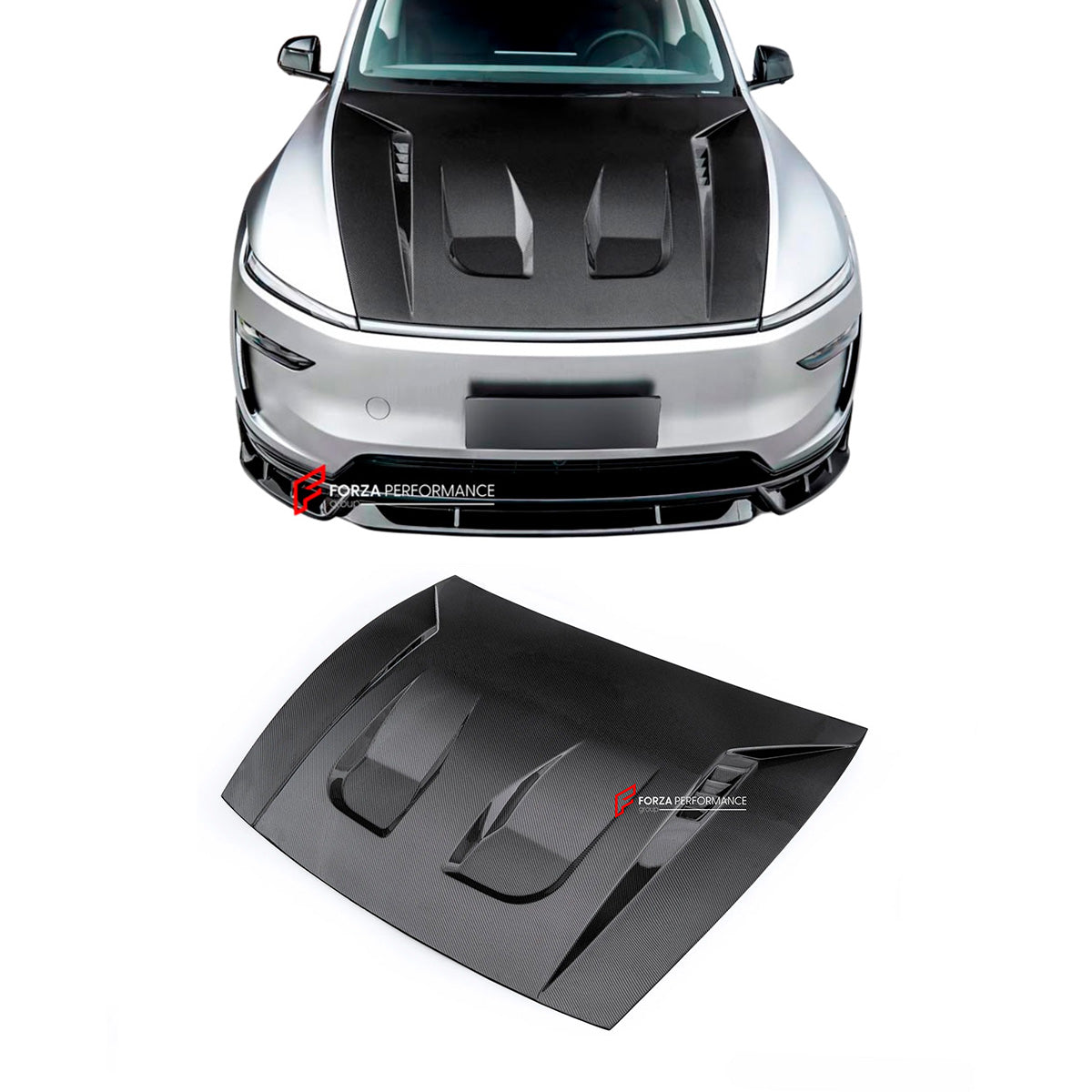 CARBON HOOD BONNET for TESLA MODEL Y JUNIPER 2025+