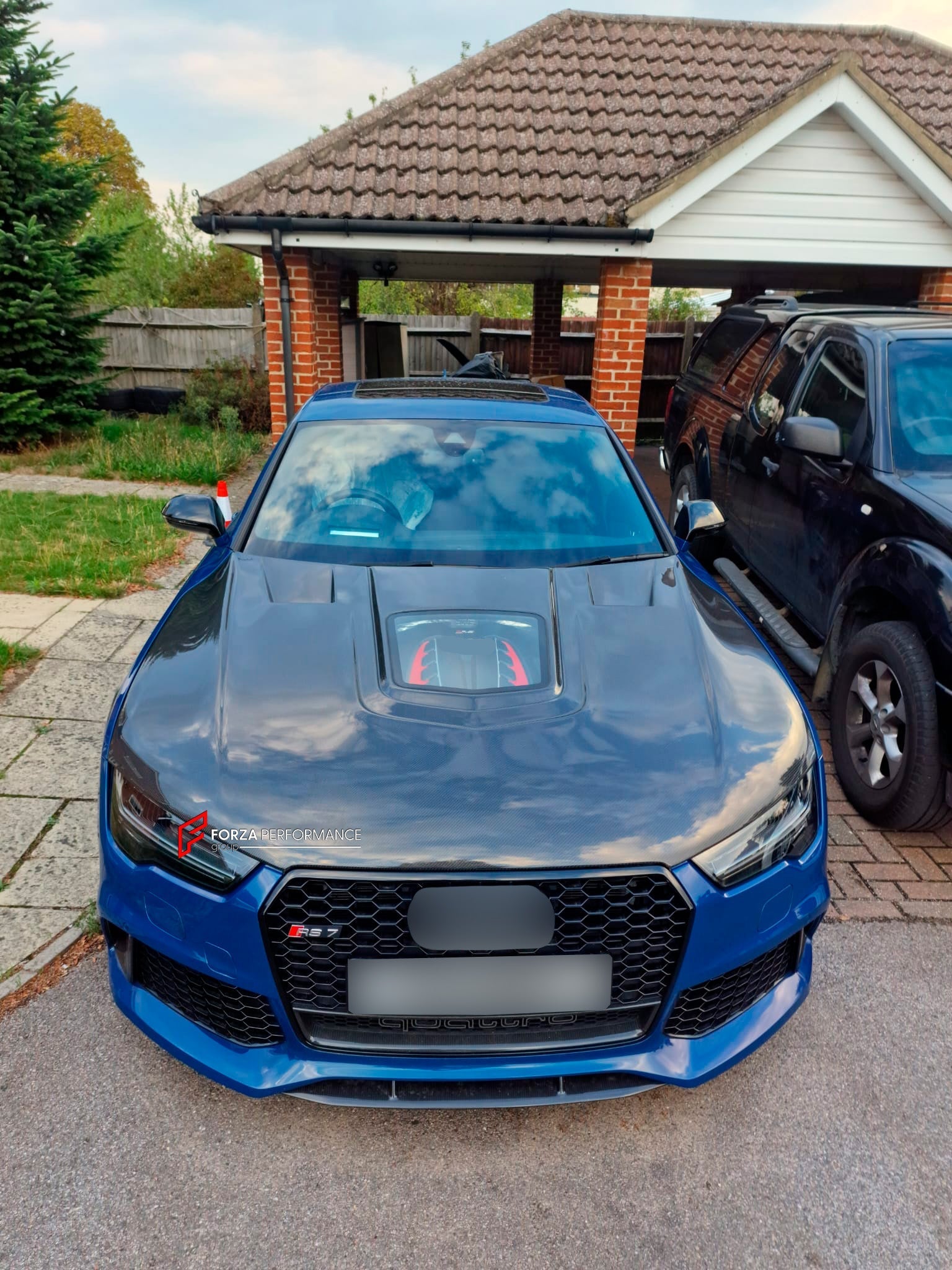 AUTHENTIC DARWINPRO HOOD BONNET for AUDI A7 C8 4G8 | S7 4G8 | RS7 4G FACELIFT 2014 - 2018 | BKSS STYLE