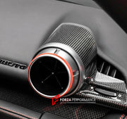 CARBON INTERIOR DASH TRIM VENT OUTLETS for FERRARI F8 TRIBUTO SPIDER 2019 - 2023