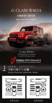 CARBON INTERIOR KIT for MERCEDES-BENZ G-CLASS AMG G63 W464 W463A 2018 - 2024