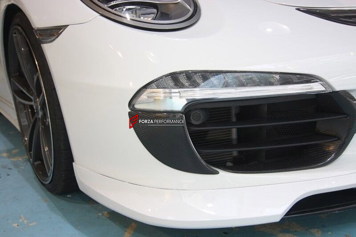 CARBON LED FOG LIGHT for PORSCHE 911 991 CARRERA 2013 - 2015