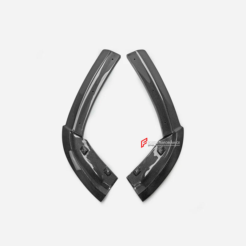 CARBON REAR BUMPER SIDE SPLITTERS for PORSCHE CAYMAN 987.2 2009 - 2013