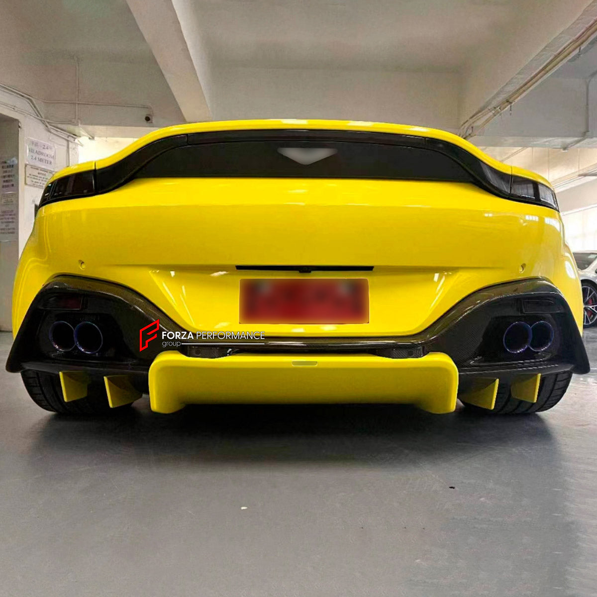 CARBON REAR DIFFUSER for ASTON MARTIN VANTAGE AM6 2018 - 2024