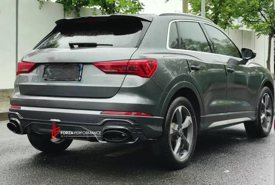 CARBON REAR DIFFUSER FOR AUDI Q3 SQ3 RSQ3 F3 2018 - 2023+