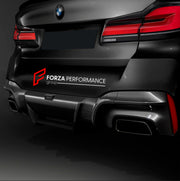 CARBON REAR DIFFUSER for BMW 5 SERIES G30 LCI 530i 530e 540i M550i xDrive 2018 - 2023