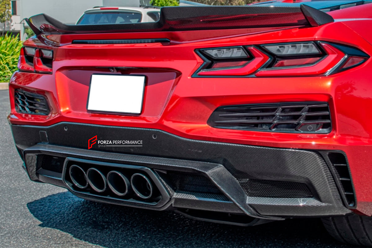 CARBON REAR DIFFUSER for CHEVROLET CORVETTE C8 Z06 2020 - 2026