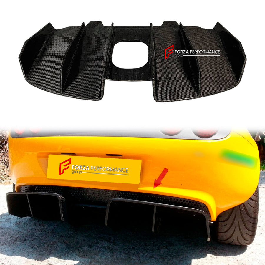 Buy Now CARBON REAR DIFFUSER for LOTUS ELISE S S3 CUP R 2010 - 2021 and upgrade car parts from SIR Tuning at the Best Price. Headlights, Tail lights, Bodykits, Navigations, body kit and more - Fast & Free Shipping within Europe, US & Worldwide.