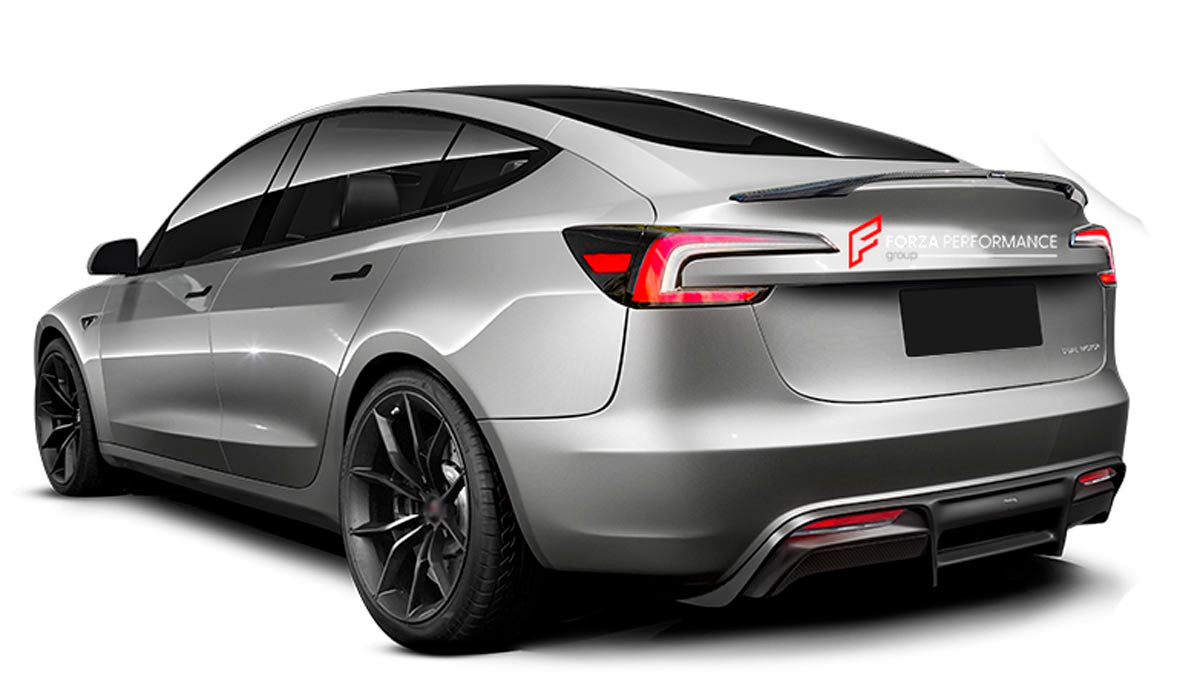 CARBON REAR DIFFUSER for TESLA MODEL 3 FACELIFT 2023+