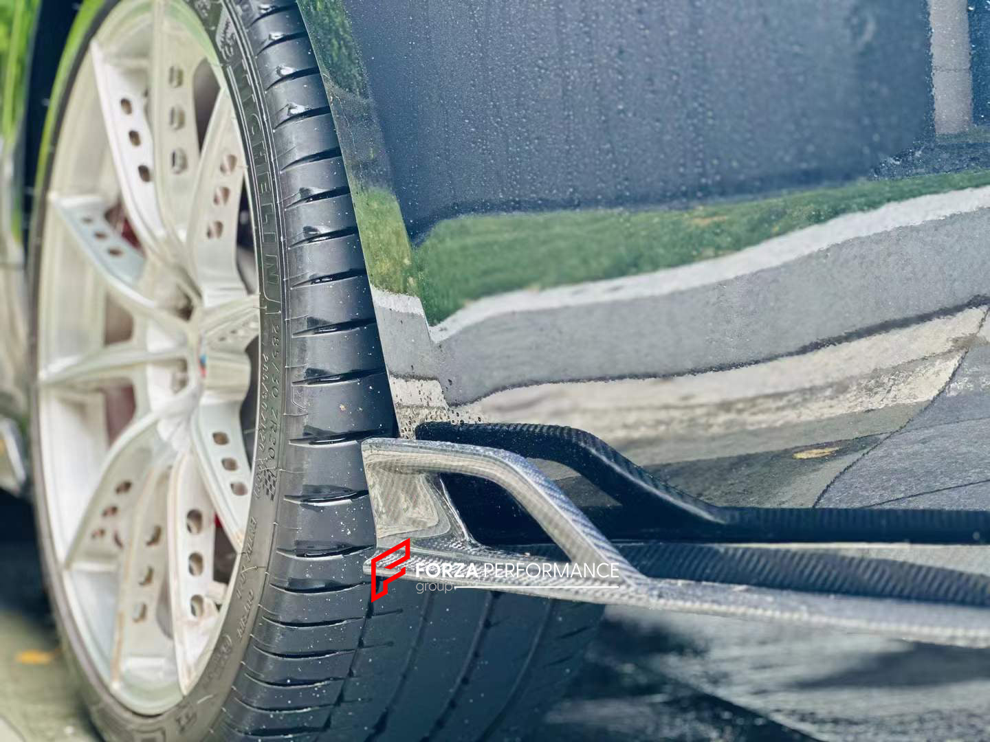 CARBON REAR DIFFUSER SIDE SKIRTS FOR BMW 5-SERIES G30 M5 F90