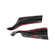 CARBON REAR DIFFUSER SPLITTERS for MERCEDES BENZ AMG GTR 2018 - 2021