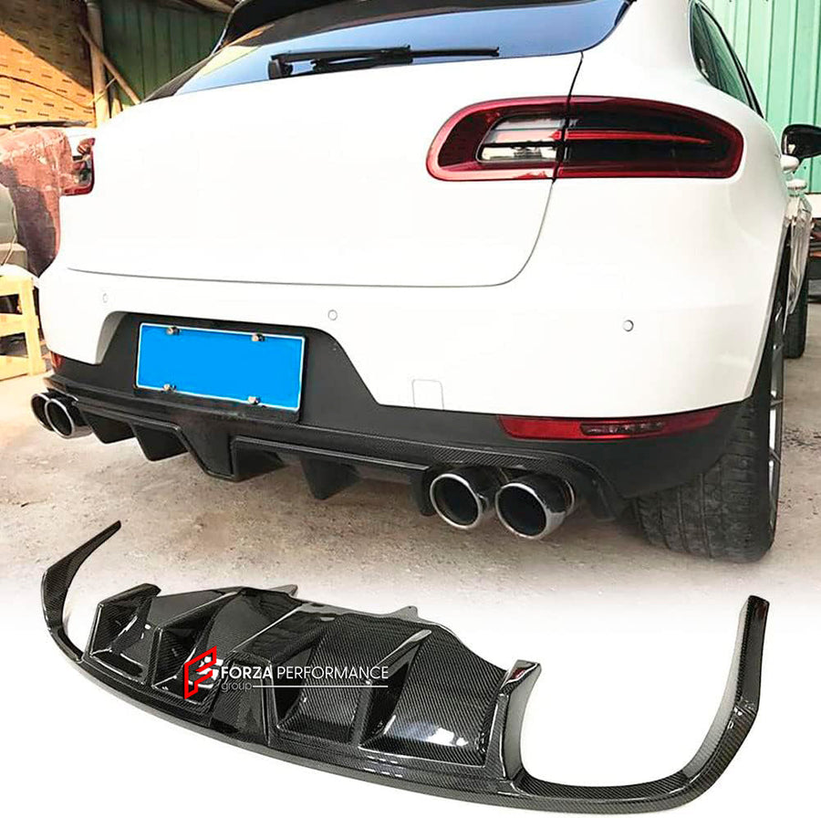 Buy Now CARBON REAR DIFFUSER with LED for PORSCHE MACAN 95B.1 2015 - 2018 and upgrade car parts from SIR Tuning at the Best Price. Headlights, Tail lights, Bodykits, Navigations, body kit and more - Fast & Free Shipping within Europe, US & Worldwide.