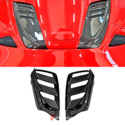 CARBON REAR ENGINE VENT COVER for FERRARI 488 SPIDER F8 2015 - 2019