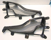 CARBON REAR FOG LIGHT SURROUND COVER for FERRARI 458 ITALIA 2009 - 2015