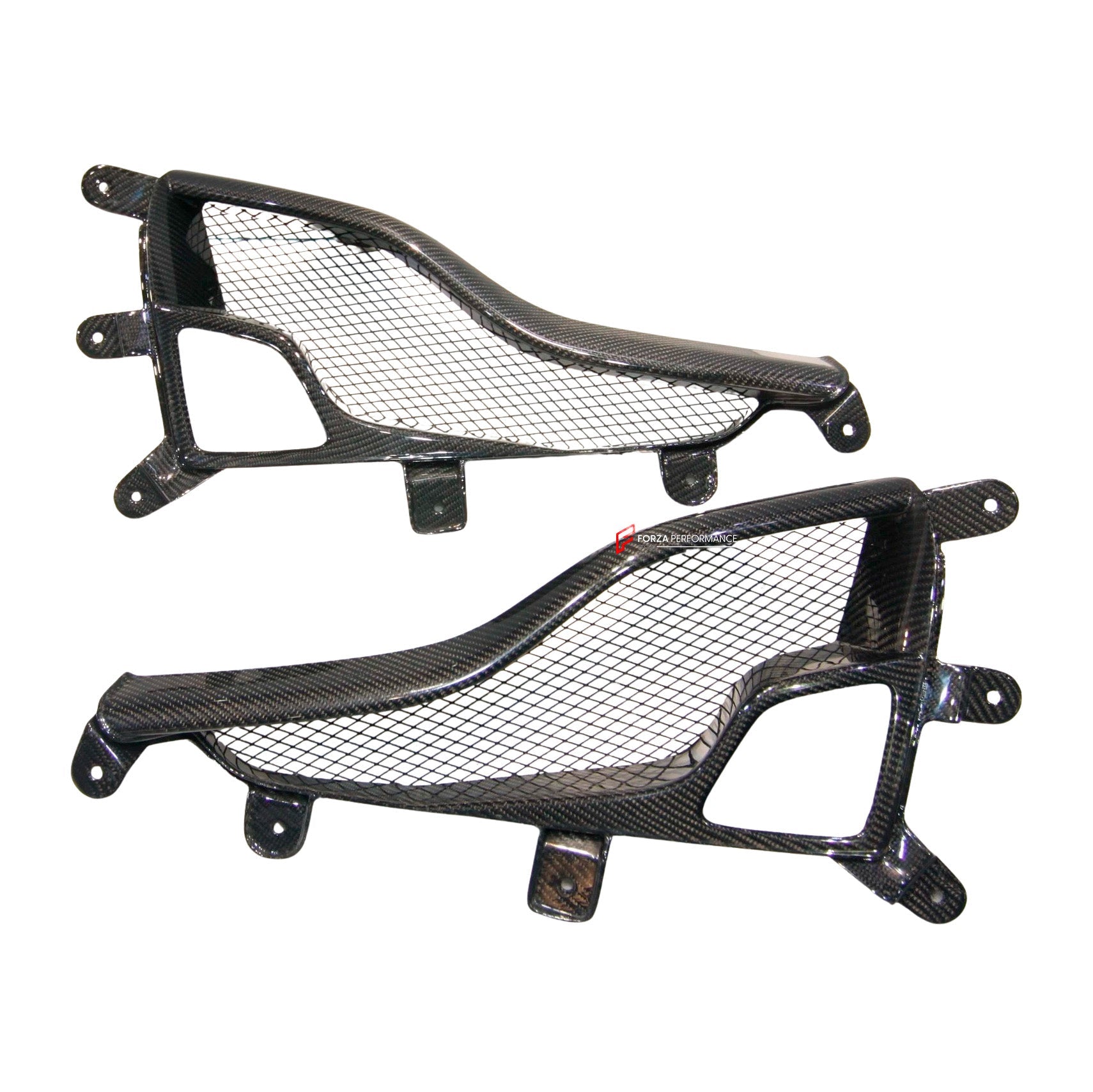 CARBON REAR FOG LIGHT SURROUND COVER for FERRARI 458 ITALIA 2009 - 2015