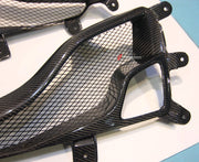 CARBON REAR FOG LIGHT SURROUND COVER for FERRARI 458 ITALIA 2009 - 2015
