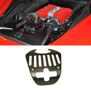 CARBON REAR LID LOCK COVER for FERRARI 458 ITALIA 2009 - 2015