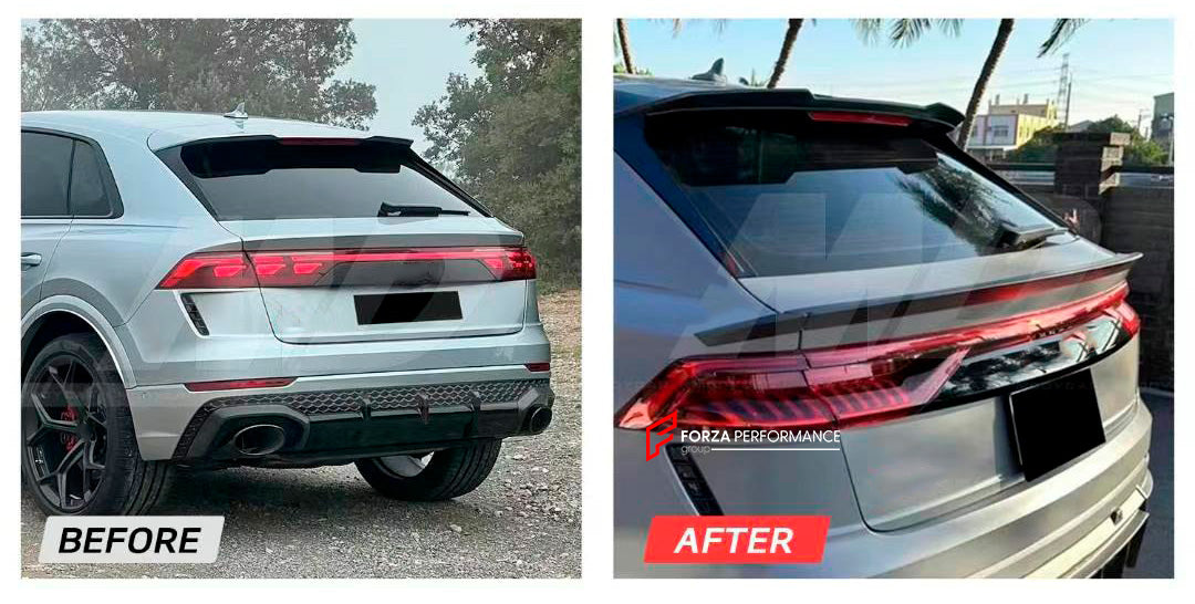 CARBON REAR MIDDLE SPOILER for AUDI RSQ8 2021+
