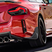 CARBON REAR SIDE CANARDS for BMW M2 G87 2023+
