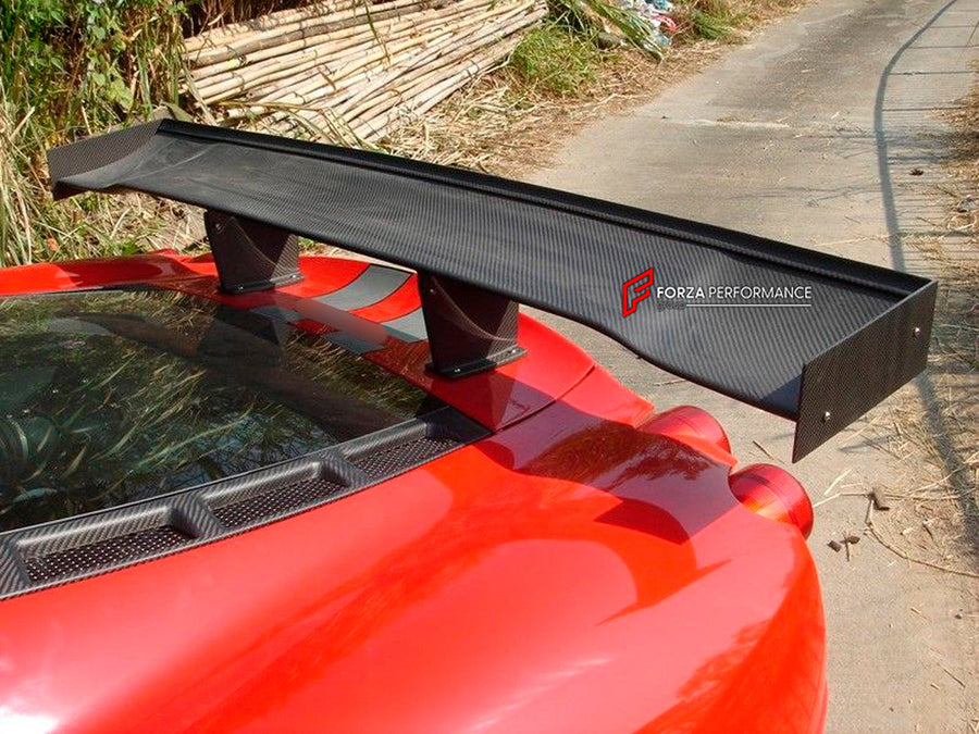 Buy Now CARBON REAR SPOILER WING for FERRARI F430 and upgrade car parts from SIR Tuning at the Best Price. Headlights, Tail lights, Bodykits, Navigations, Body Kit and more - Fast & Free Shipping within Europe, US & Worldwide.