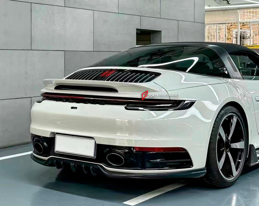 Buy Now CARBON REAR SPOILER for PORSCHE 911 992.1 TARGA 4 GTS 2021 - 2024 and upgrade car parts from SIR Tuning at the Best Price. Headlights, Tail lights, Bodykits, Navigations, body kit and more - Fast & Free Shipping within Europe, US & Worldwide.